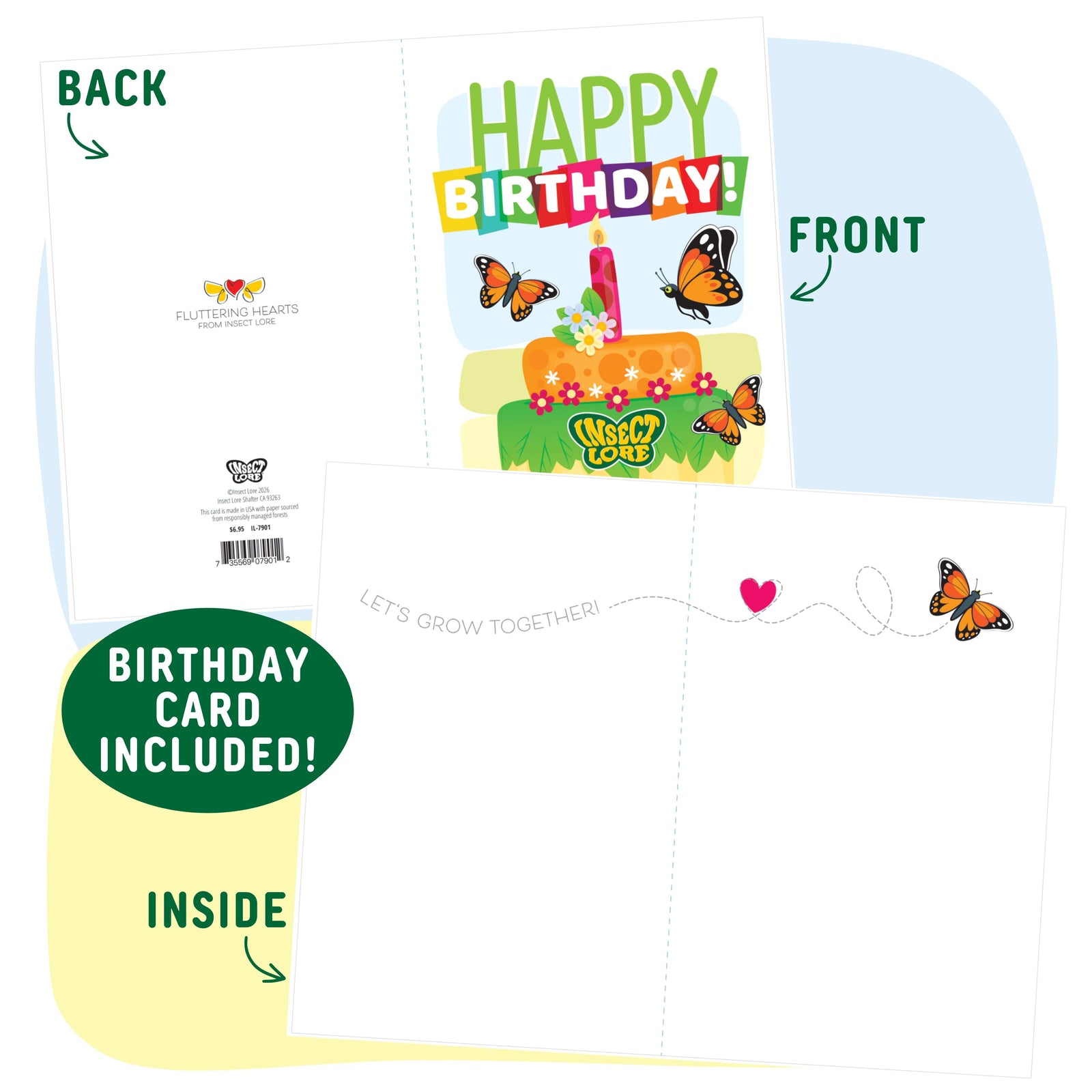 Butterfly Garden® Birthday Kit with Live Caterpillars