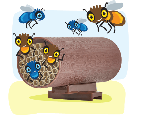 Native Bee Hangable Habitat