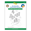 STEM Activity Journal with a drawing of a hand and four flying butterflies