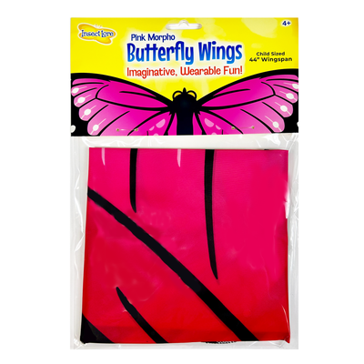 Dress Up Pink Morpho Butterfly Wings