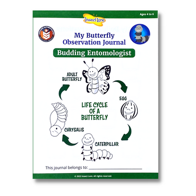 STEM Observation Butterfly Journal - Budding Entomologist for 4-6 year olds