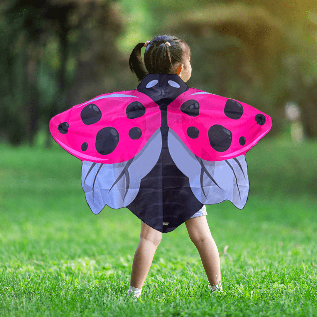 Ladybug Land® With Live Ladybug Larvae and FREE Pink Ladybug Dress-Up Wings