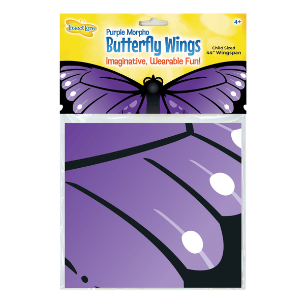 Dress Up Morpho Butterfly Wings for Kids | Pink, Blue & Purple