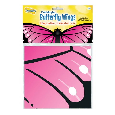Dress Up Morpho Butterfly Wings for Kids | Pink, Blue & Purple
