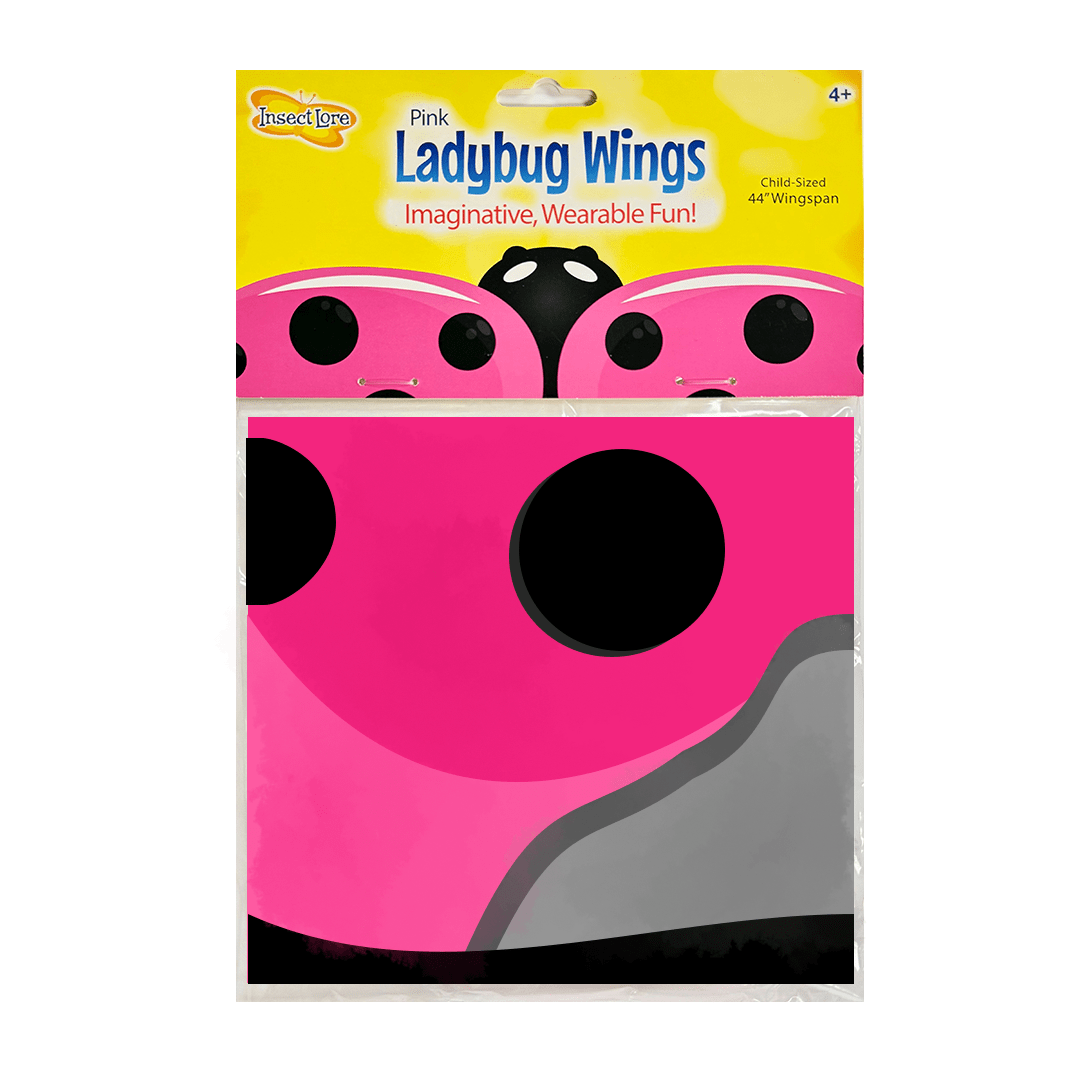 Pink Dress Up Ladybug Wings