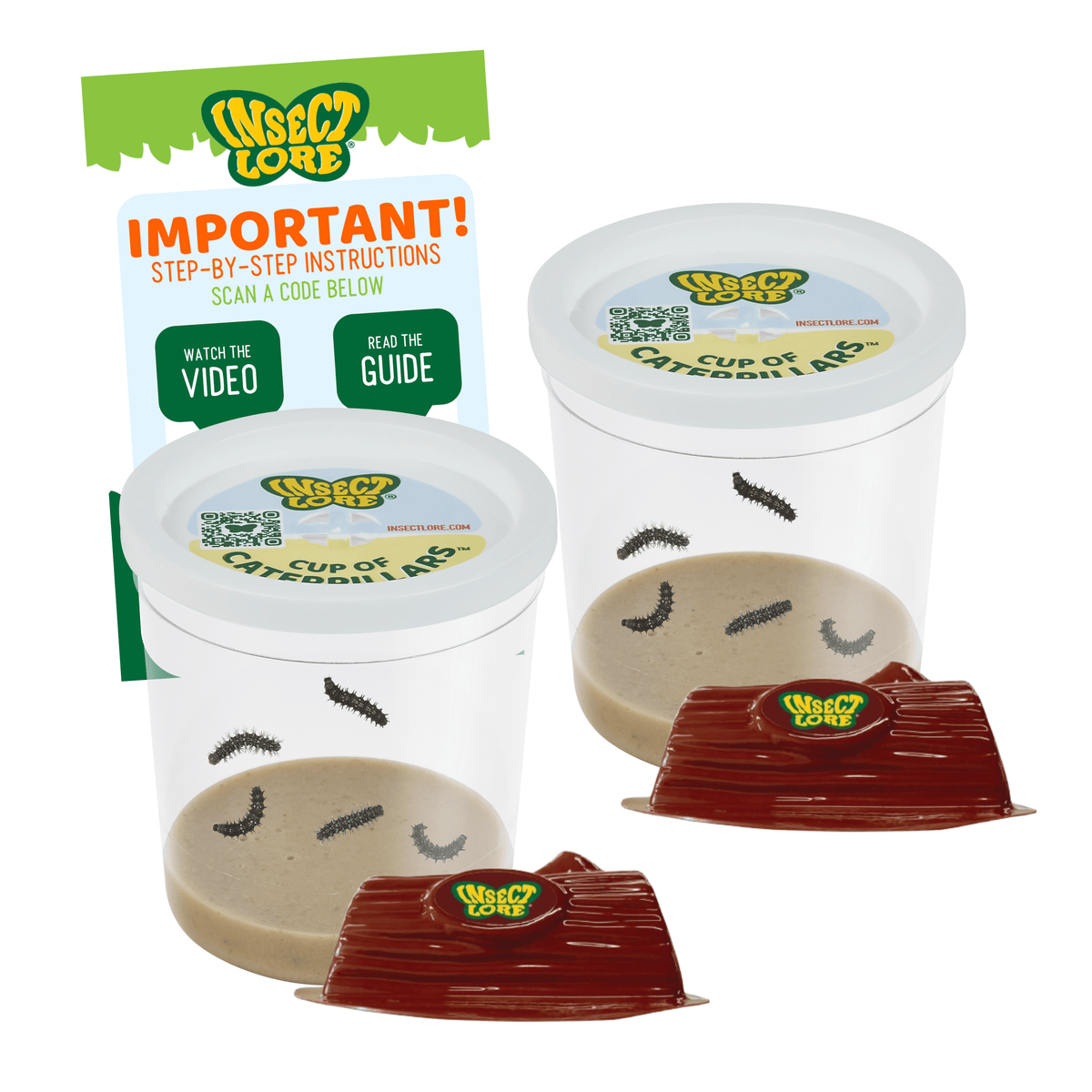 2 Cups of Caterpillars for $22