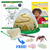 Ant Mountain with Tube of Live Ants and Ant Life Cycle Stages FREE