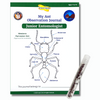 STEM Activity Journal Cover with the anatomy of an ant and a tube of 25 live harvester ants
