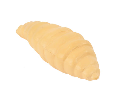 Realistic plastic yellow larva stage of the bee life cycle figurines set.