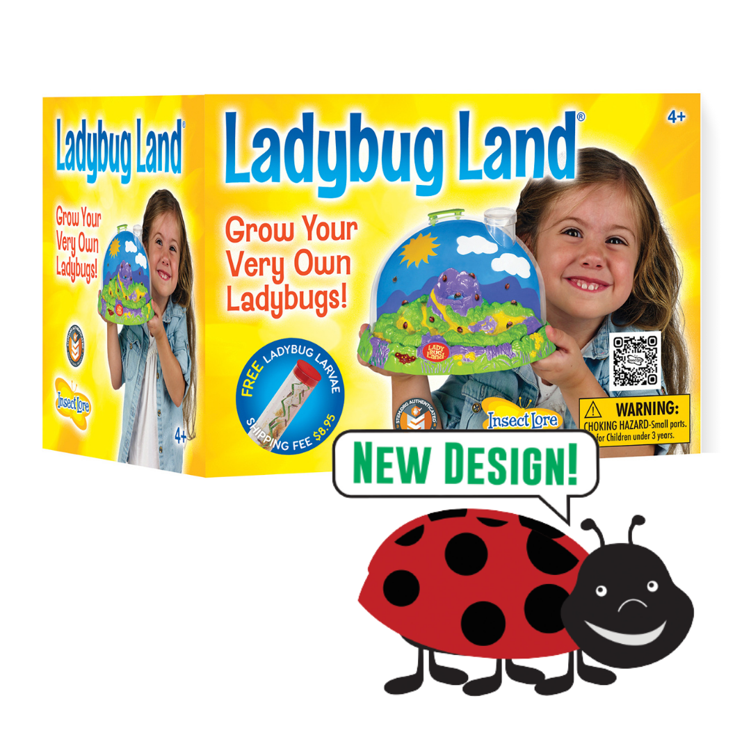 Ladybug Land® with Voucher  Receive Ladybug Larvae When Ready - Insect Lore