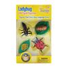 Realistic figurines of the life cycle of a ladybug in yellow Insect Lore packaging